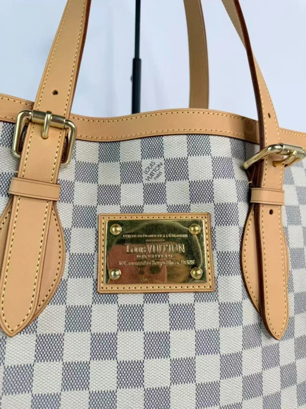 louis vuitton hampstead handbag damier
